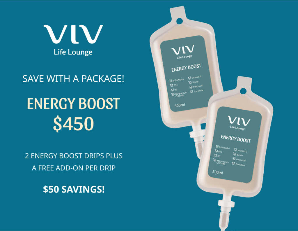 Energy Boosting Vitamin IV Drip Millburn NJ | VIV Life Lounge